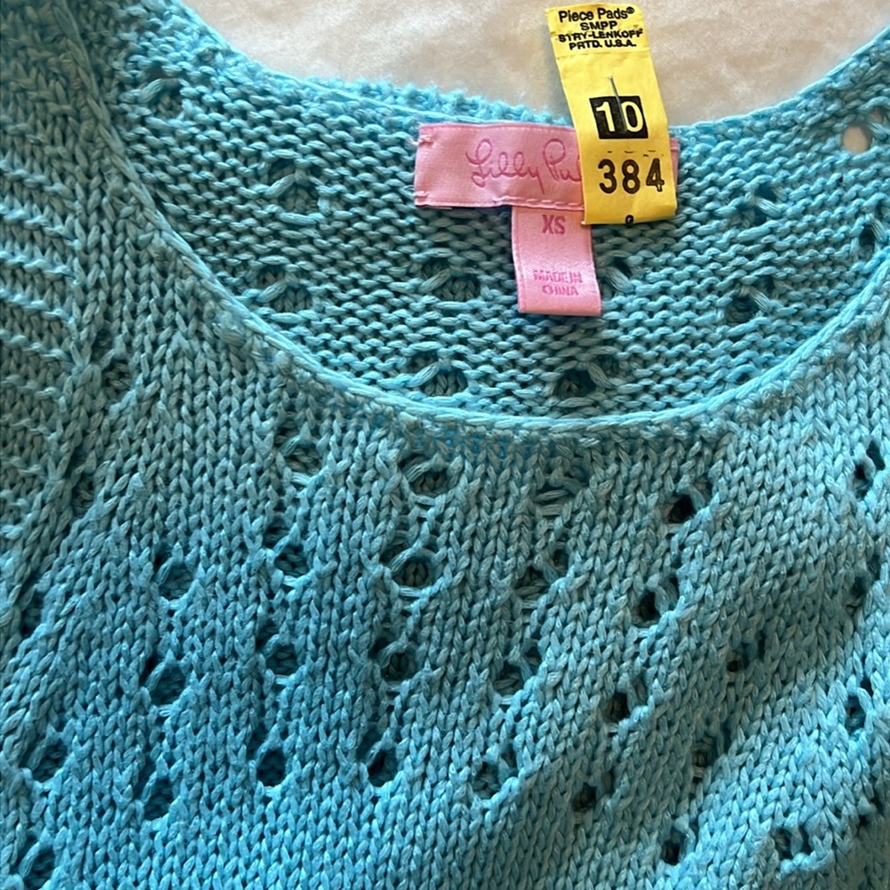 Lilly Pulitzer XS summer sweater blue